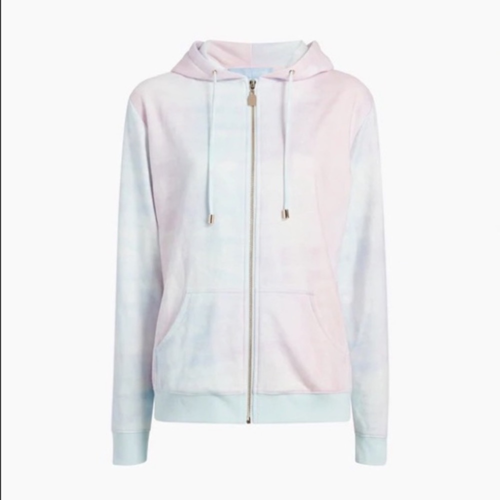 Hill House NWT Allie zip up - tie dye. Size M